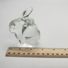Vintage Classic Fenton Clear Glass Bunny Rabbit Easter Figurine 3" Tall — photo 10