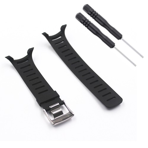 JTMM Soft Rubber Silicone Replacement Strap For SUUNTO T Series T1