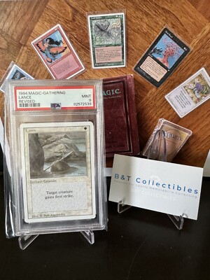 1994 Magic the Gathering Revised Lance PSA 9 MINT POP 5 Only 10 Higher ...