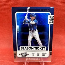 2022 Donruss OPTIC Baseball #30 WHIT MERRIFIELD Blue Prizm 27/99 Royals