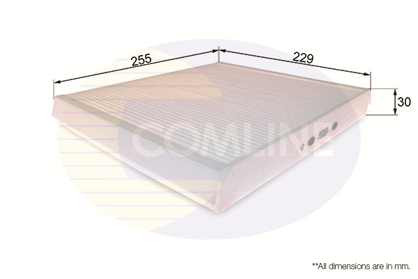 COMLINE EKF123 Filter, interior air for CHEVROLET,OPEL,VAUXHALL