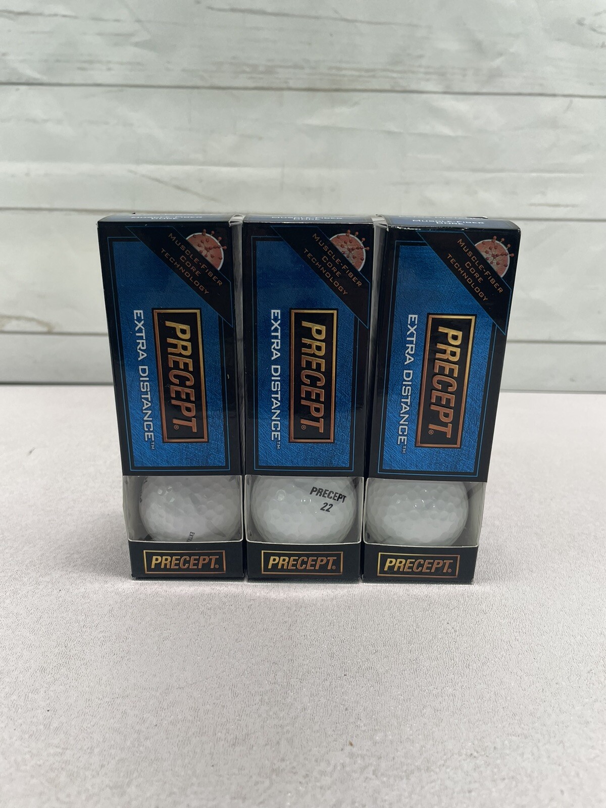 PRECEPT UTRI Extra Distance Pack of (3) Golf Balls Bridgestone NCA 3 Packs eBay