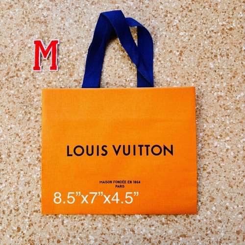 LOUIS VUITTON Authentic Empty Gift Bag ( Large, Medium, Small ) Orange B-222 - Picture 75 of 101