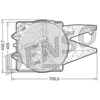 Denso LüFter MotorküHlung Passend FüR Alfa Romeo Mito DER01020
