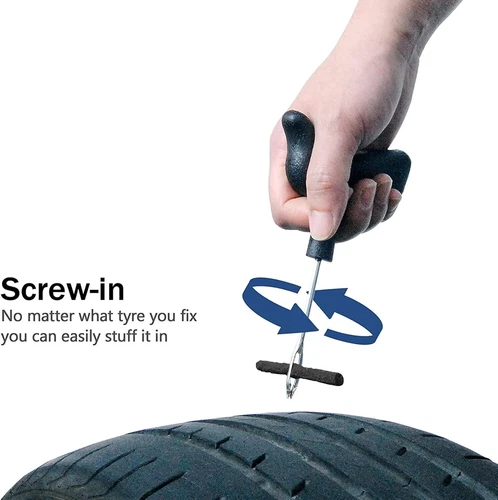 100x Tire Repair Plugs Car Tire Puncture Recovery Tyre Tubeless Seal Plug Strip - Picture 12 of 14