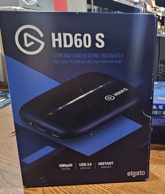 Elgato HD60 S External USB Video Capture Card w/ USB/HDMI Cables Game Capture 813180020306 eBay
