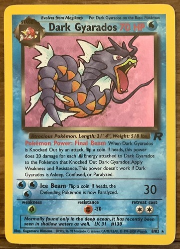Pokemon Team Rocket Rare Holo cards Dark Charizard Blastoise Alakazam you Choose - Picture 9 of 19