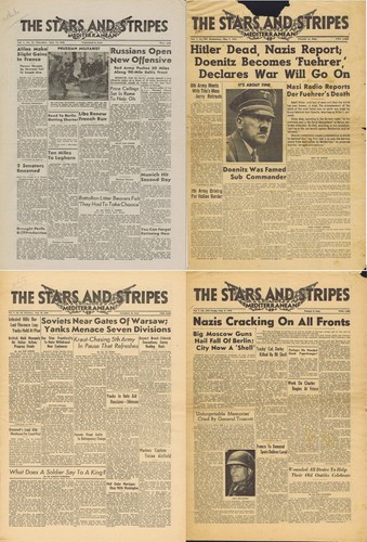 29 Old Issues of Stars and Strips - Mediterranean World War II Newspaper on DVD