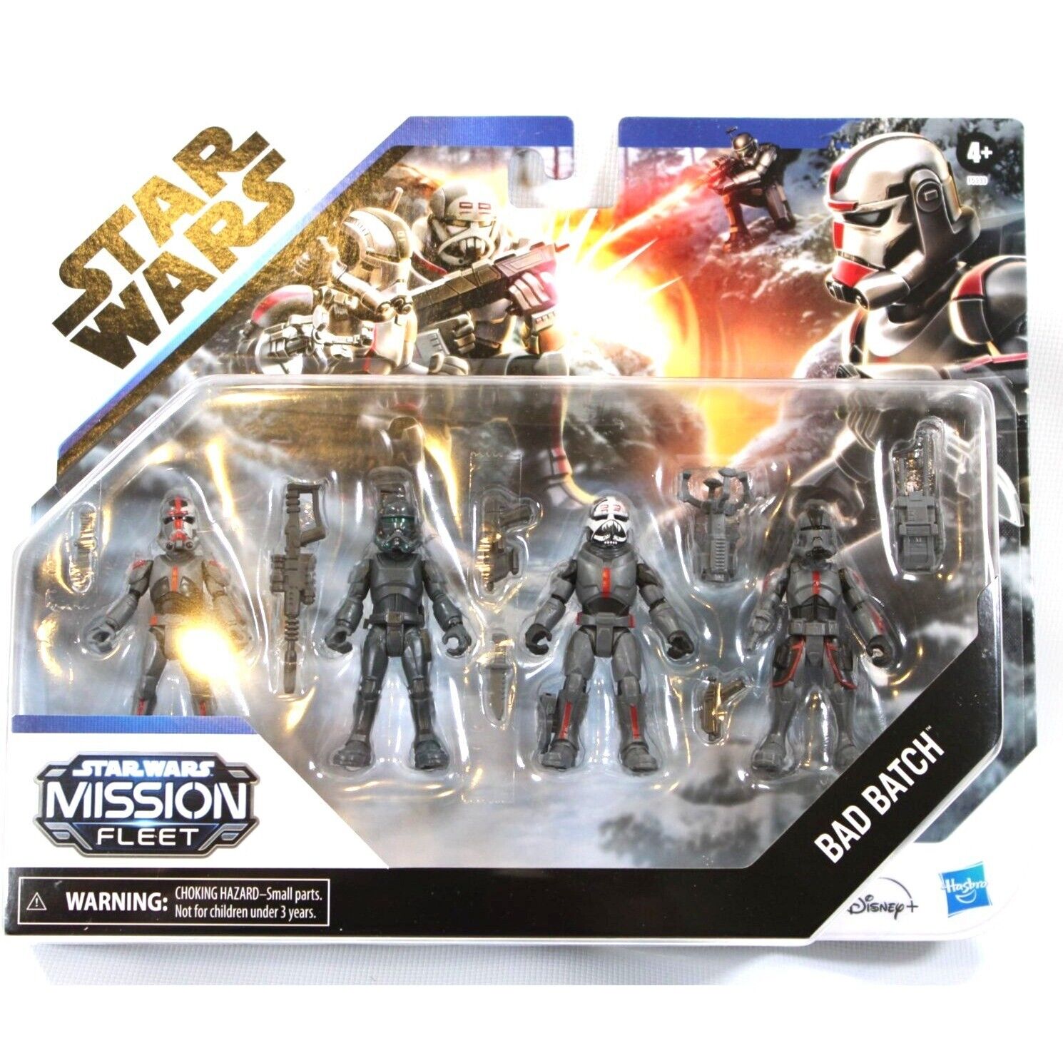 Star Wars Mission Fleet Bad Batch 2.5 Inch Action Figures - Brand New Sealed