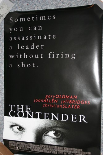 THE CONTENDER Orig. DS Rolled 2000 27x41 Movie Poster- Gary Oldman Joan Allen