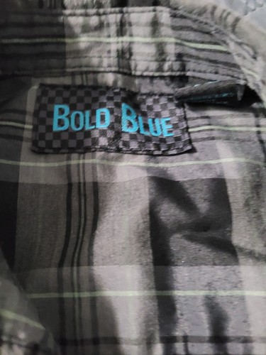 Bold And Blue Short Sleeves Botton Down Shirt Boys Size S - Picture 2 of 2