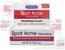 XtraCare Spot On ACNE Treatment Vanishing Cream Ointment 0.75oz For Acne On Sale