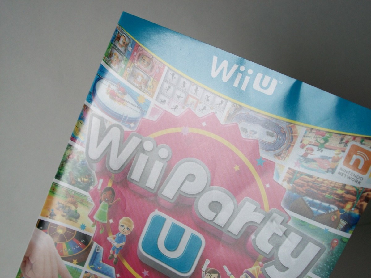 Wii Party U (Nintendo Wii U) Good Disc Game Case Family Minigames
