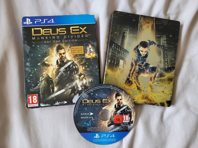Deus Ex Mankind Divided Steelbook Edition PS4 Playstation 4 Game