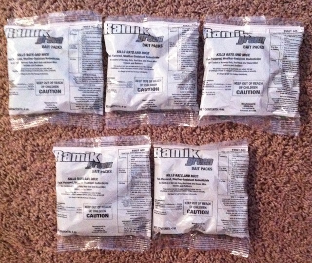 Ramik Green Rodenticide 4oz Nuggets Rat Mouse Mice Poison Killer Bait