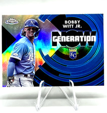 2022 TOPPS CHROME - ROOKIE, INSERT BOBBY WITT JR. GENERATION NOW #GNC-23 Royals