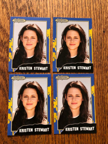 Popcardz 2008 lote de 4 tarjetas.  Kristen Stewart - Imagen 1 de 2