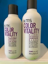 Kms Color Vitality Blonde Shampoo  Conditioner New  Authentic