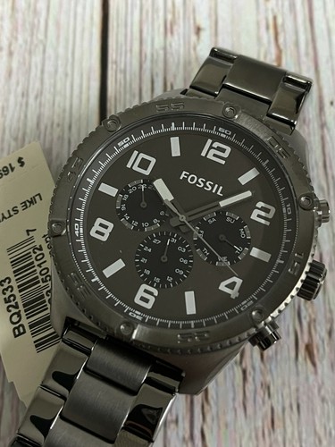 Fossil BQ2533 Brox Multifunction Smoke 