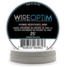 Hybrid Wire - Kanthal A1, Stainless Steel 316L, Nichrome 80, Nichrome 90