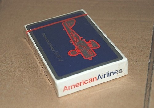 American Airlines Spielkarten US Mail Deck versiegelt Geschenk für Pilot 1960er Neu aus altem Lagerbestand aa - Bild 11 von 14