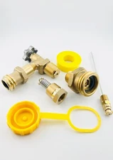 33.5LB FORKLIFT PROPANE TANK VALVE REPLACEMENT KIT SERVICE BLEEDER FILL RELIEF