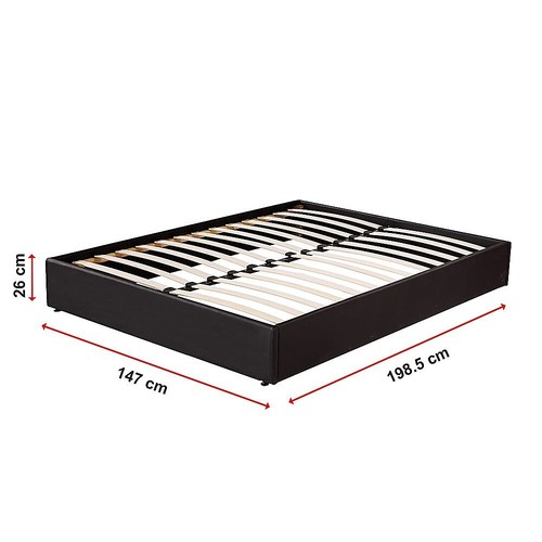 PU Leather Double Bed Ensemble Frame - Picture 8 of 8