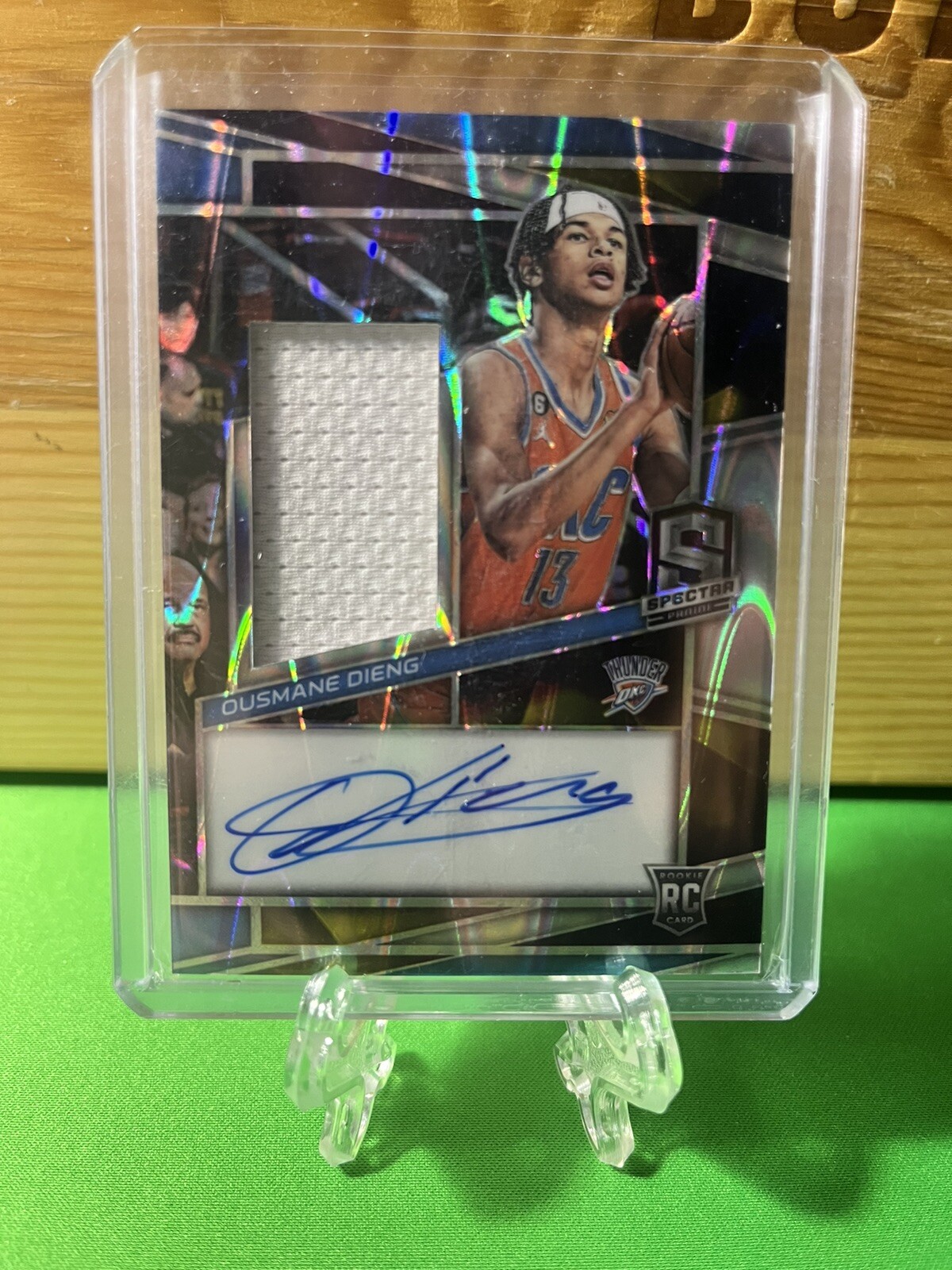 Ousmane Dieng 2022-23 Panini Spectra #218 RPA Lava /75 OKC Thunder