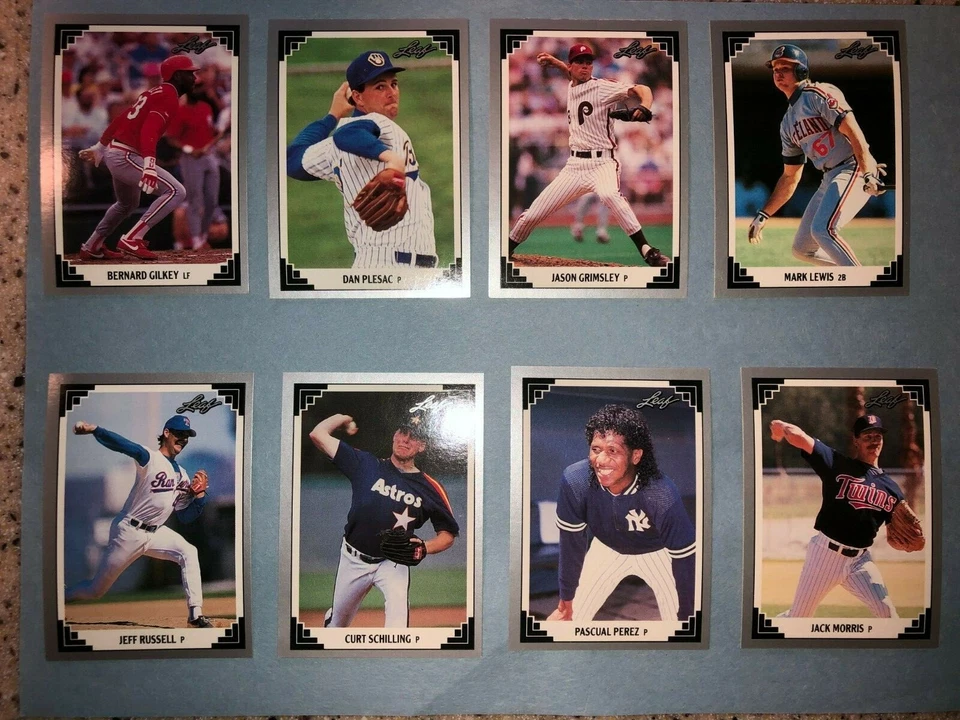 1991 LEAF BASEBALL CARDS YOU CHOOSE 266-528 MLB CARD FREE SHIPPING - Image 3 of 4