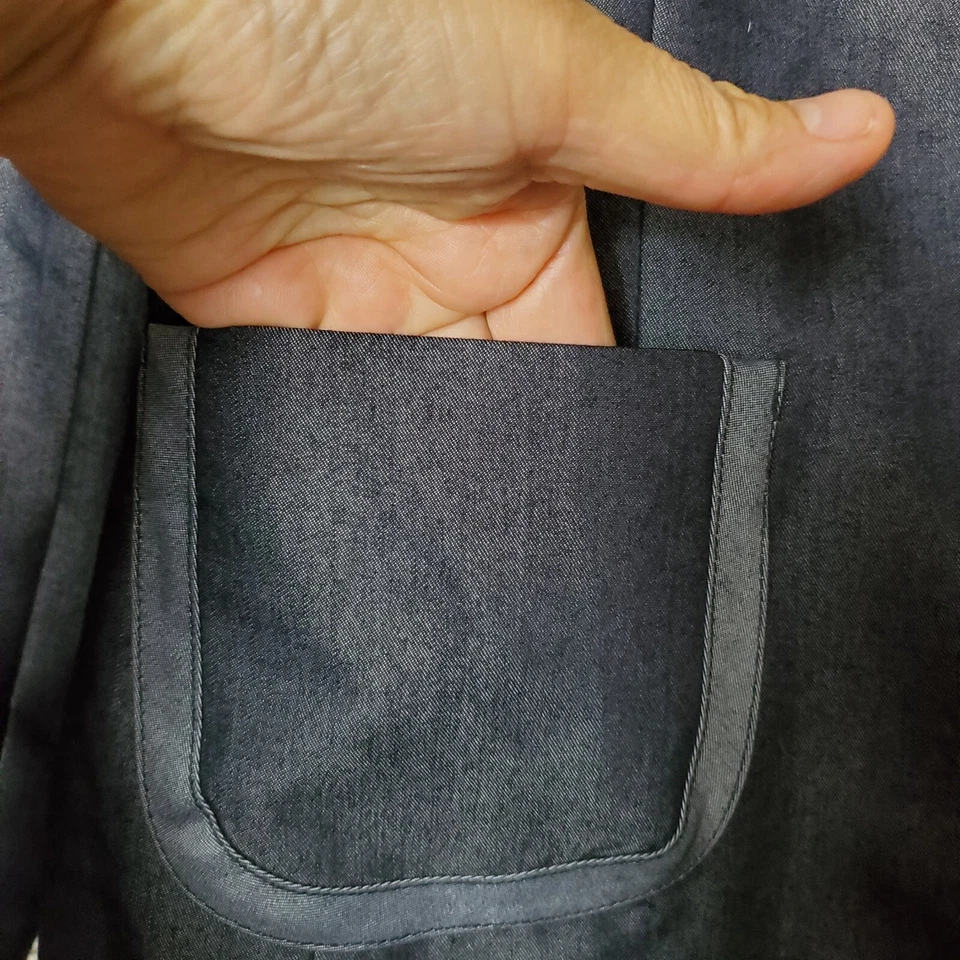 Traje Lena Gabrielle New York Gris Talla 12 Foto 3 de 4