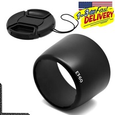  ET-60 Lens Cap Lens Hood ET-60 ET60 58MM for Canon EF 75-300MM f/4-5.6 III US