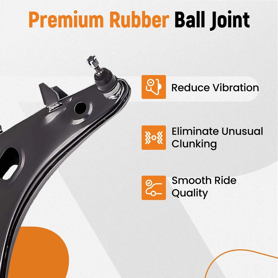 Par de brazos de control inferiores delanteros para Subaru Impreza 2011-2014 Forester 2009-2013 Foto 2 de 4