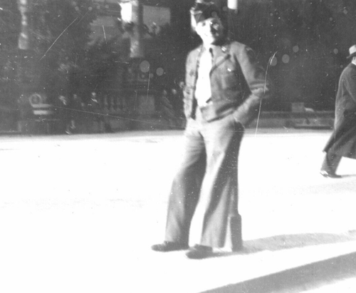 1945 WWII Namur Belgium Army Gi's Vtg Photo Snapshot 3.5" x 5" - Picture 2 of 3