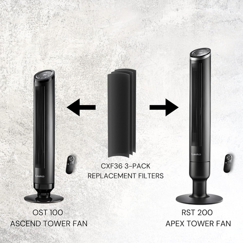 Apex 42" Tower Fans for Home, 29 Ft/S Airflow, Quiet 28 Db on Low, 90° Oscillati - Picture 8 of 12