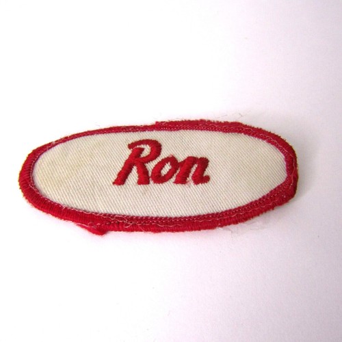 Uniforme da lavoro vintage ricamata etichetta nome toppa badge cucita meccanico a scelta - Foto 35 di 49