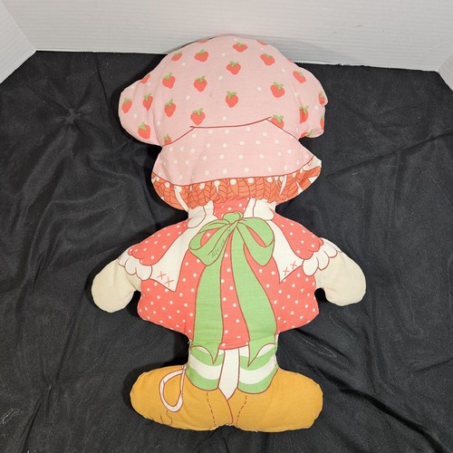 Strawberry Shortcake Vintage 1980's 17" Pillow Plush Doll Toy Collectible - Picture 3 of 15