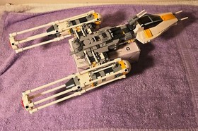 Lego Star Wars "Y-Wing Fighter-7658"  Complete W/ Manual, Box , Minifigs, Extras