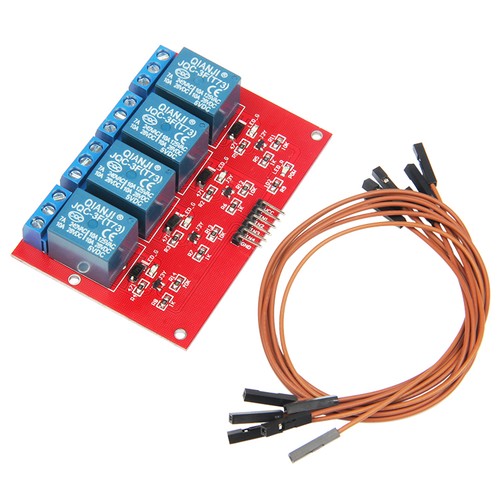 Geeetech 5V DV 4 channel Relay Module TTL level with jumper wire for Arduino