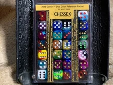 Chessex Dice Reference Pack Packet Catalog - Gemini 2019 RPG Tabletop Gaming CCG