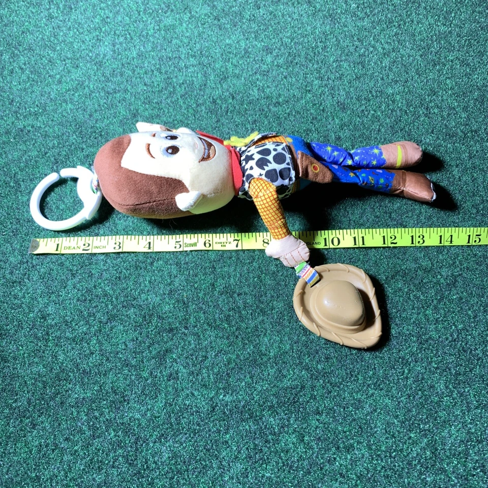 Carillón mordedor arrugado Lamaze Disney Toy Story Woody Baby Actividad Sonajero Foto 2 de 4