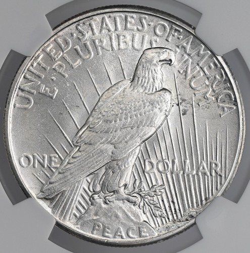 1926-P $1 PEACE SILVER DOLLAR NGC UNC DETAILS "CLEANED" #6902942-021 - Picture 3 of 4