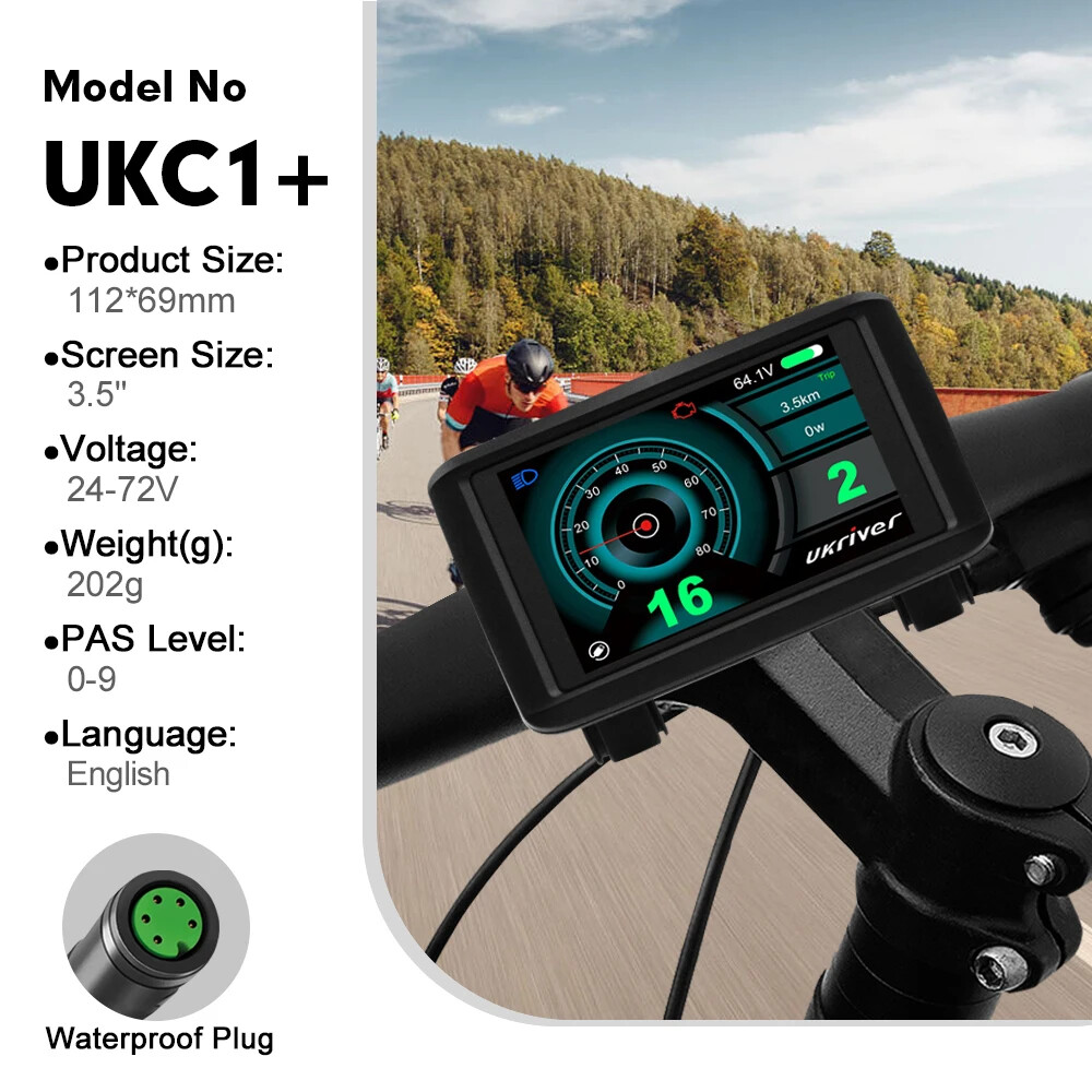 Electric Bike Display Multilingual Computer 9 PAS for Motor
