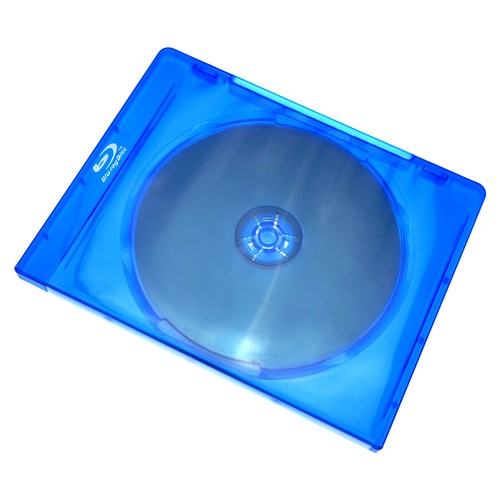 CD DVD Two Disc Storage Case 11mm Plastic Empty Holder Blu.Ray Logo Sleeve Cover - 第 6/8 張圖片