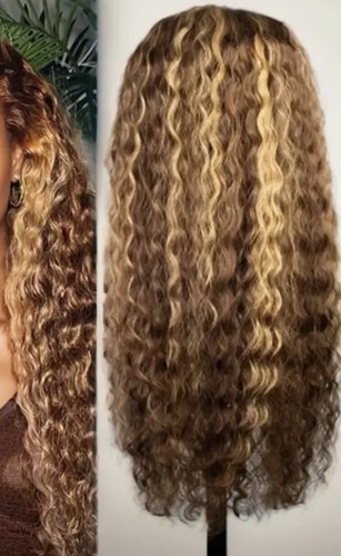 Jayes Straight Burgundy Human Hair 13x4 Lace Frontal 180 Density Brazilian Wigs - Picture 2 of 4