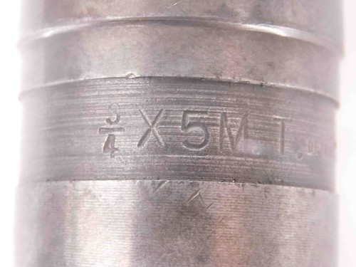 PUTNAM 3/4 I.D SOLID END MILL TOOL HOLDER ADAPTER MT5 SHANK .750 MORSE TAPER 5 - Picture 6 of 6