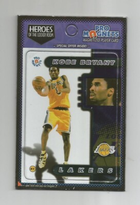 KOBE BRYANT HEROES OF THE LOCKER ROOM MAGNET CARD! VERY NICE! FIND CHEAPER BUY!