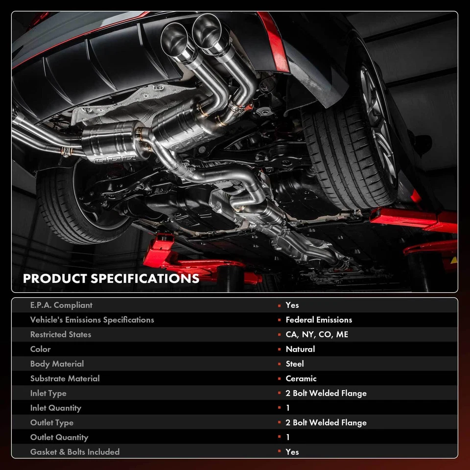 Convertidor catalítico para Hyundai Tucson 2010-2013 Kia Sportage 2011-2016 L4 2,4 L Foto 3 de 4