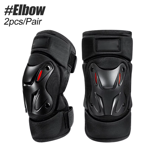 1 Pair Protective Motorbike Kneepads Elbow Support Motocross Motorcycle Knee Pad - Picture 10 of 13