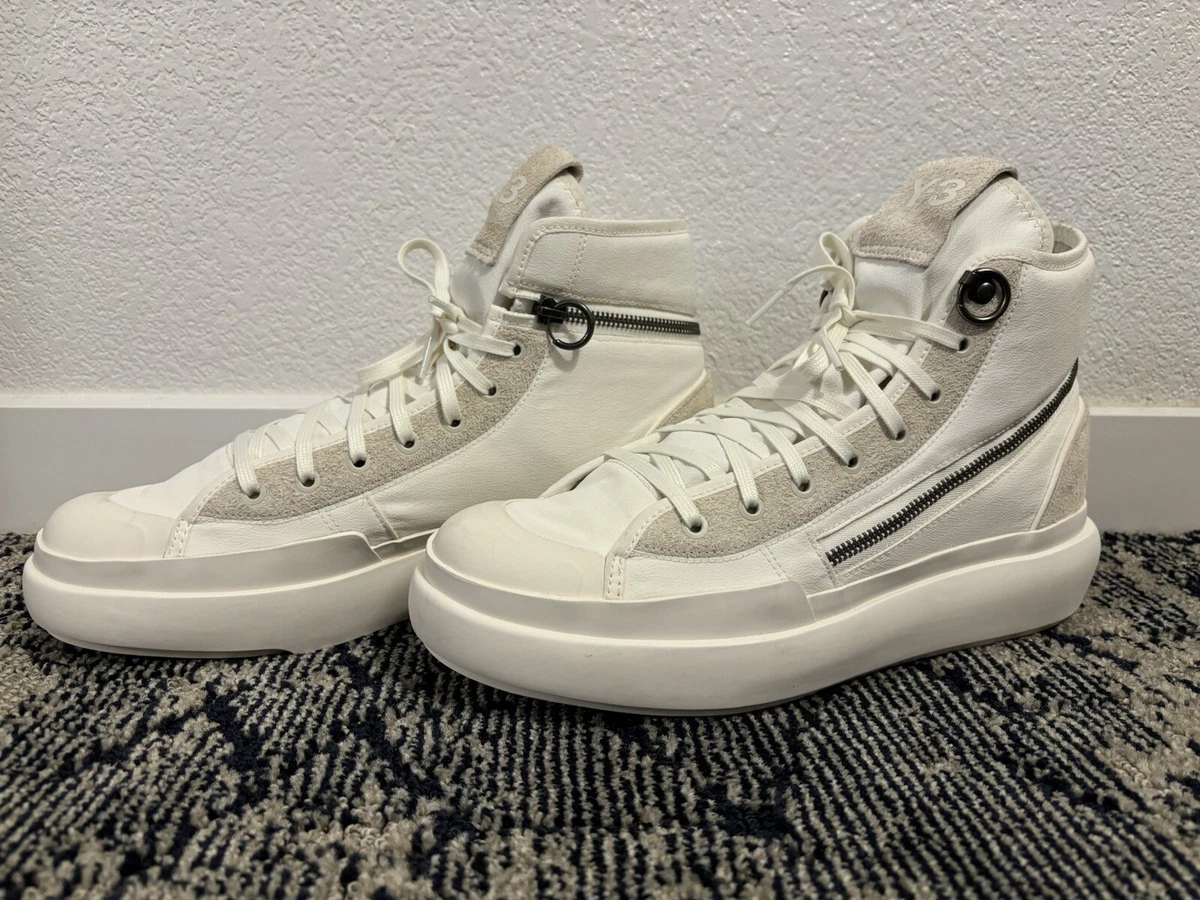 Adidas Y-3 Ajatu Court High Off White for sale | eBay