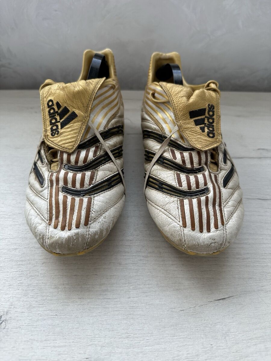 Adidas Predator Absolute FG White Gold Football Soccer Adidas Predator Absolute FG White Gold Football Soccer